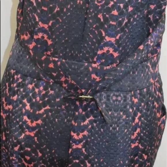 Charlie Jade Women Jumpsuit Medium Snake Print Black Blue Pink Sleeveless Pants - Picture 7 of 14